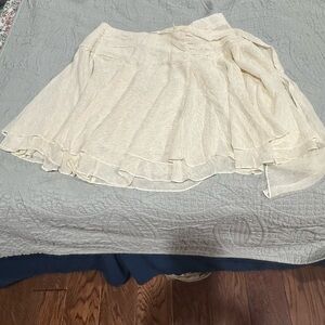 Aerie Elegant Cream Women's Skirt